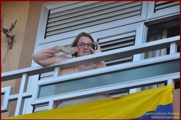La Gavia ofrenda a María Auxiliadora (Foto TF)